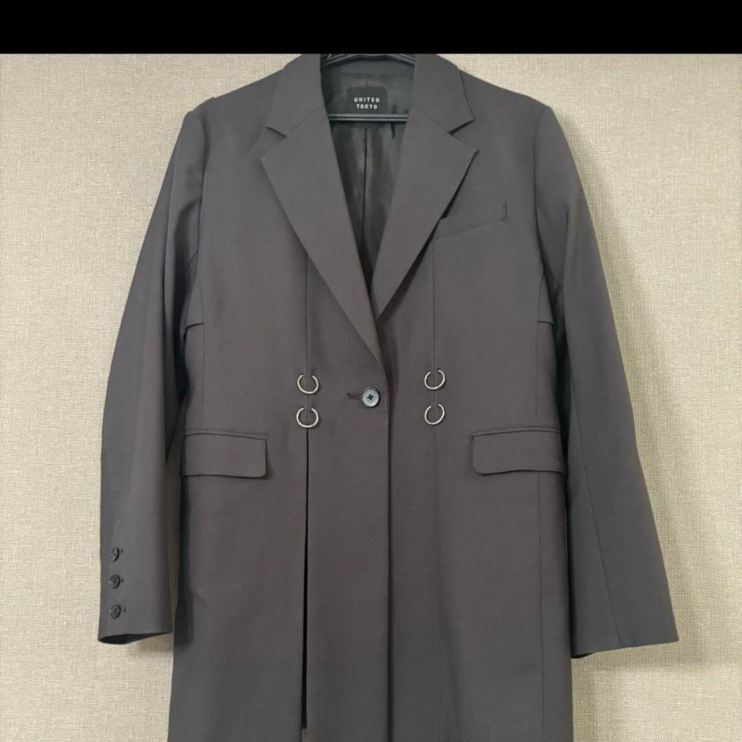 ダークグレー テーラードジャケット