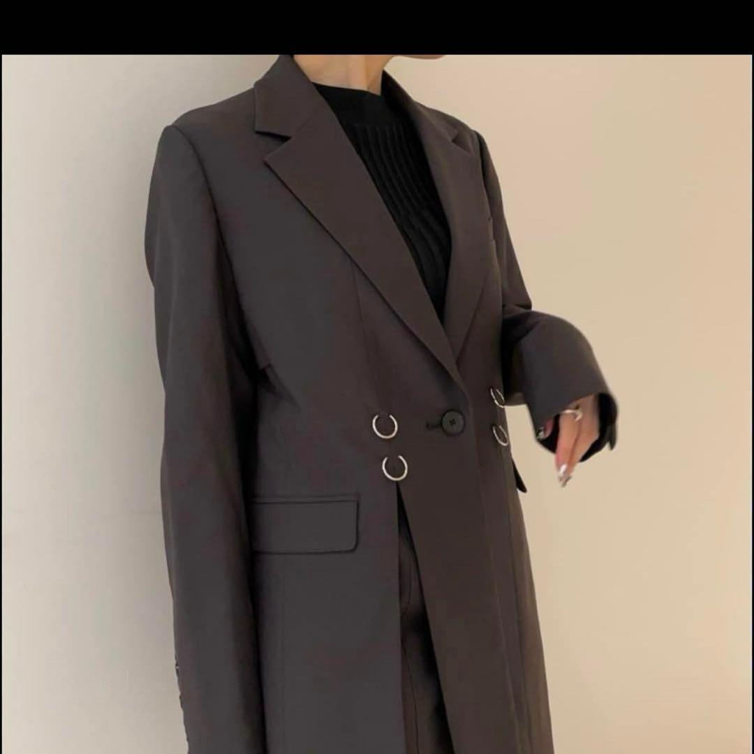 ダークグレー テーラードジャケット