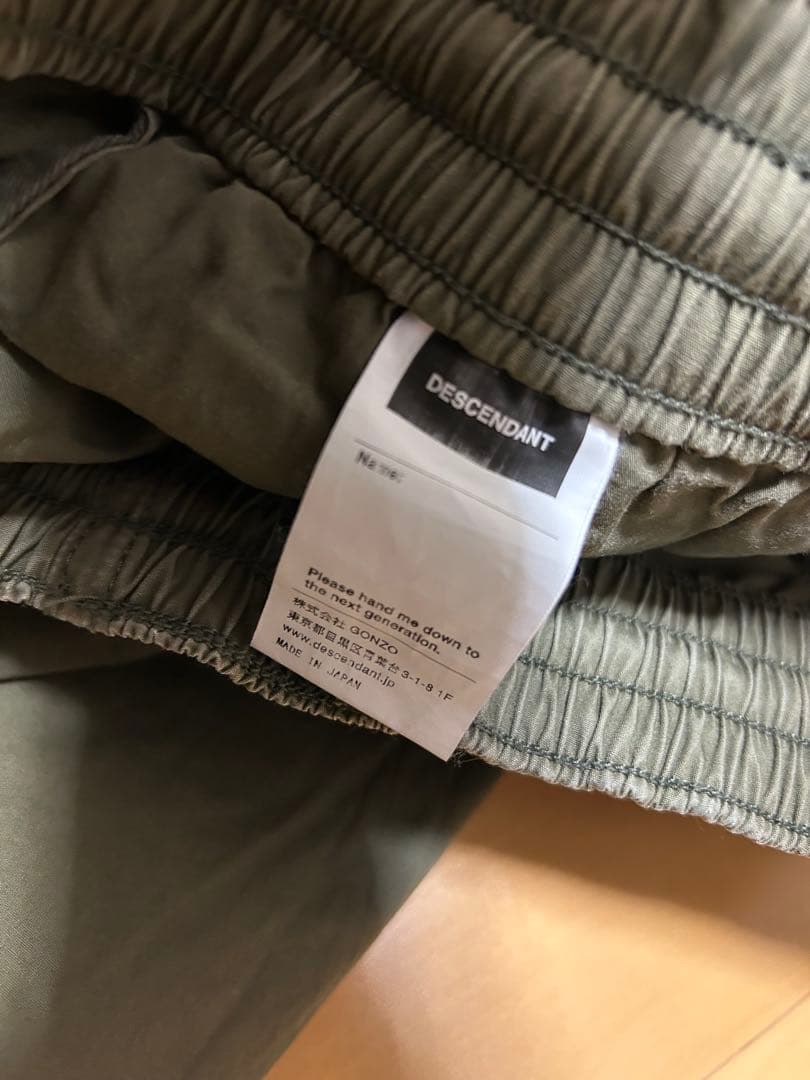 DESCENDANT SHORE 04 / WEATHER PANTS Sサイズ