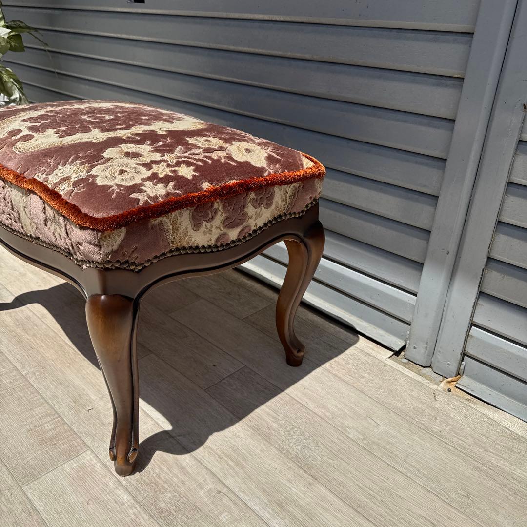 karimoku Louis XV ルイ15世 スツール オットマン 猫金華山