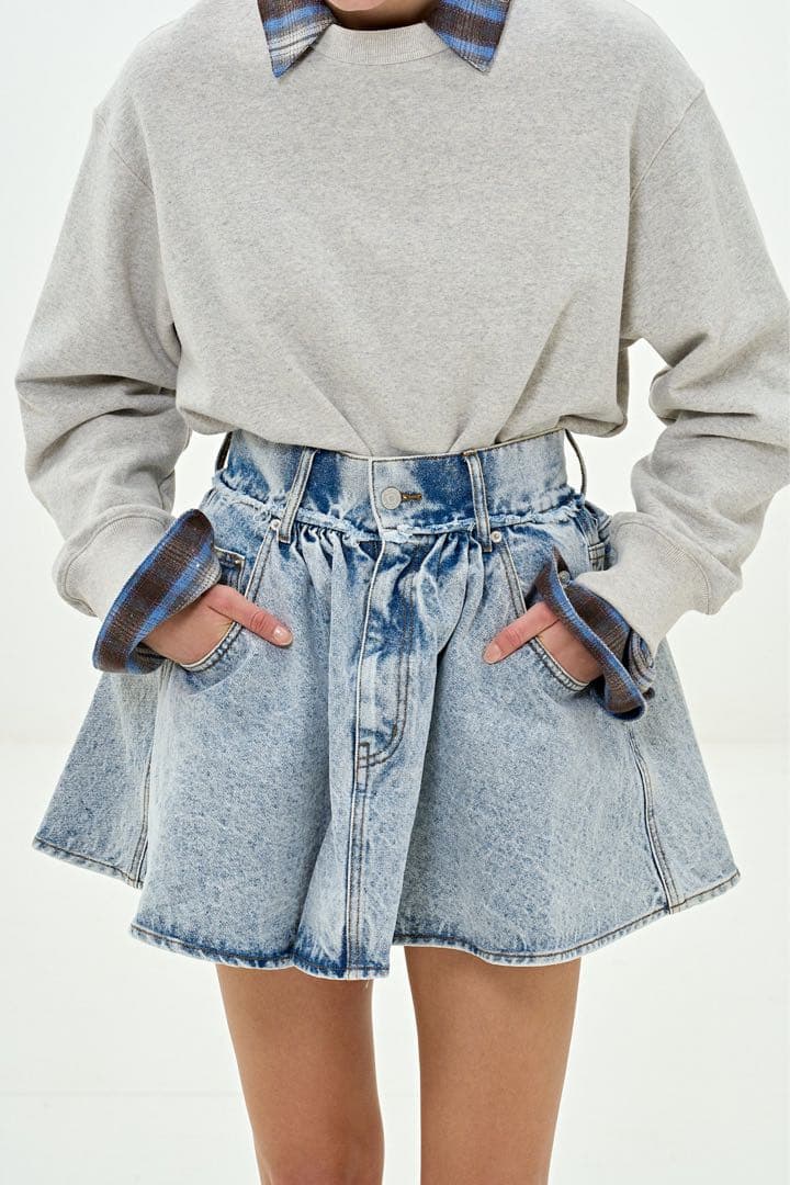スカート THE TOE Olympia Denim Skirt