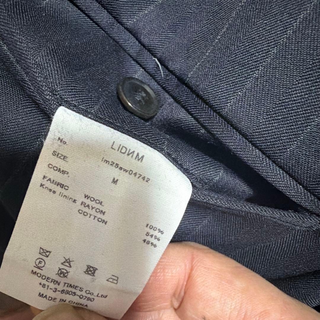 Wool Chalk Stripe Slacks Mサイズ　裾上げ済み