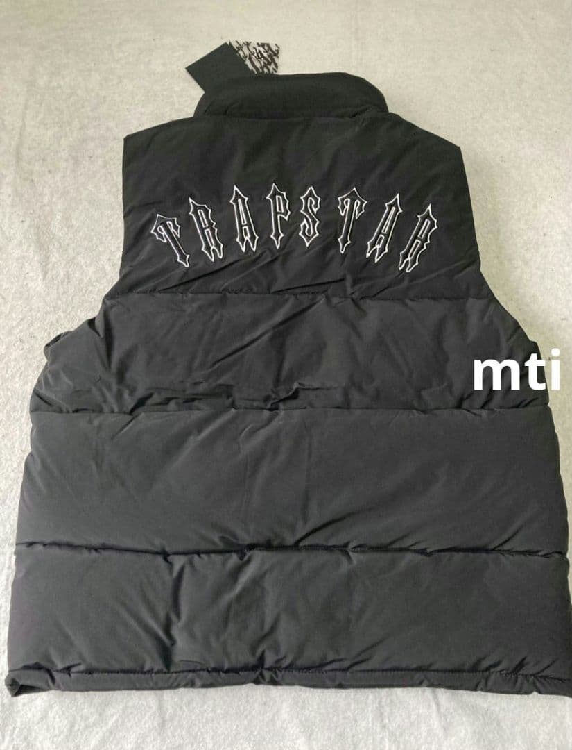 trapstar ダウンベスト M ブラック男女兼用
