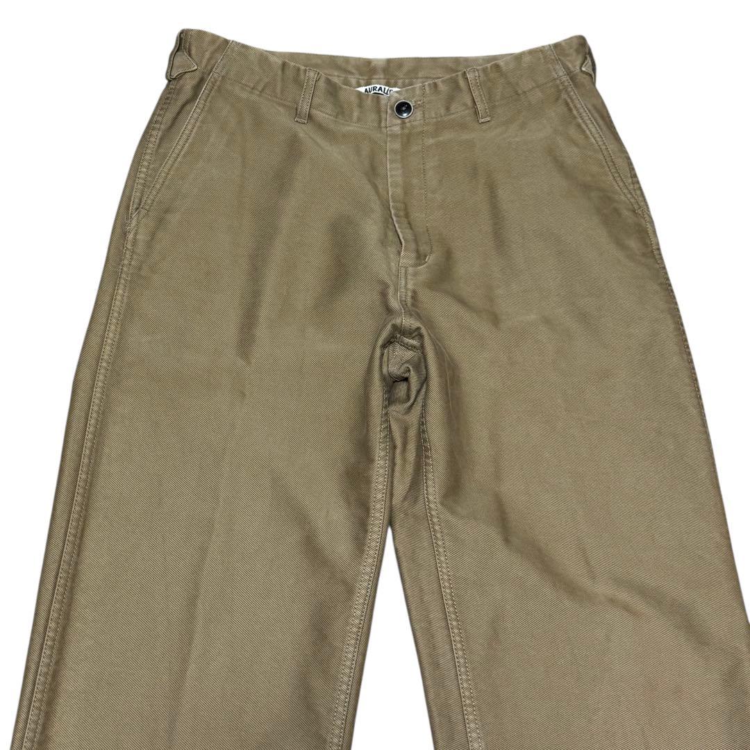 【AURALLE】FINX MOLESKIN WIDE PANTS 4
