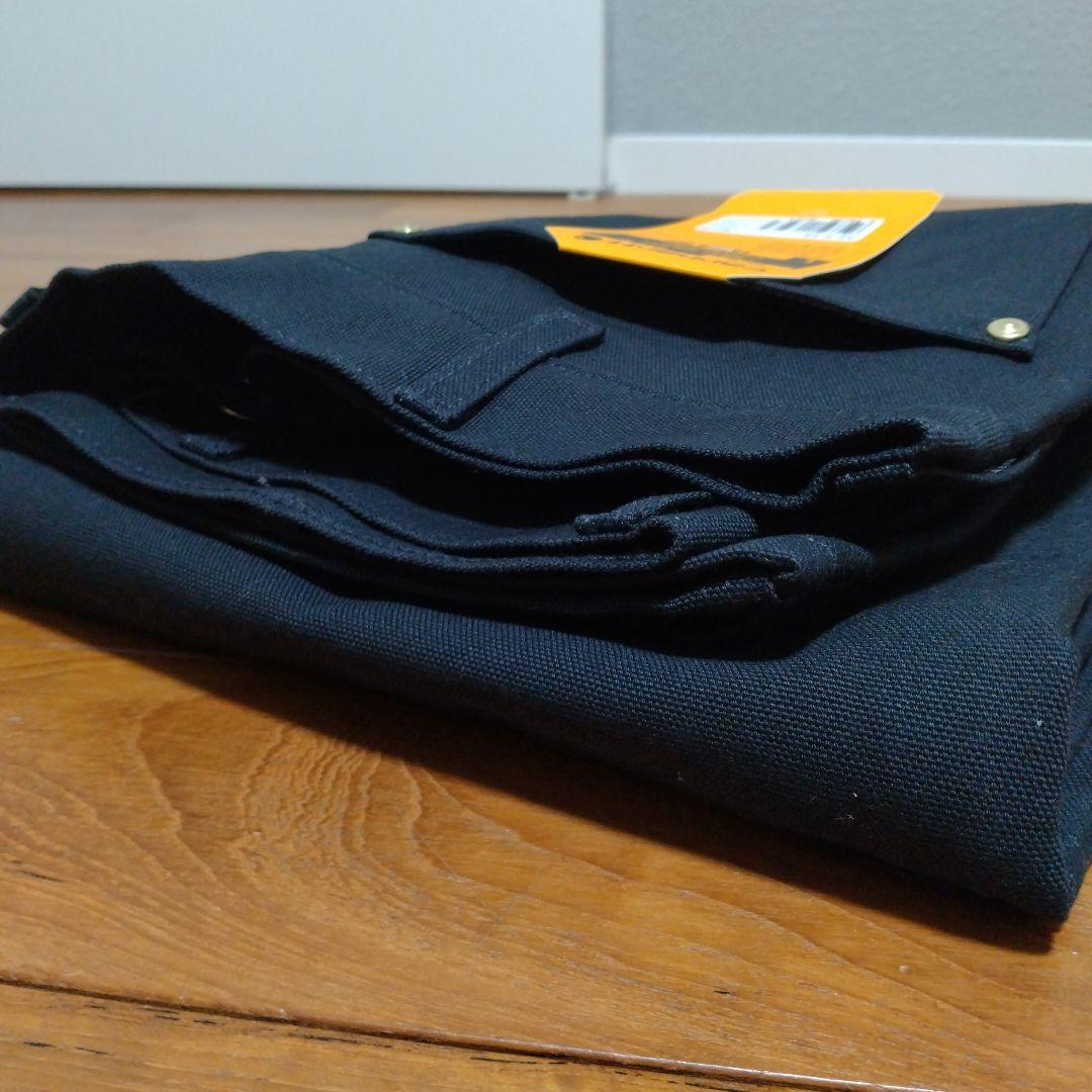 ★米国製本物レアサイズ！W32*L28CARHARTTダブルニーB01ブラック