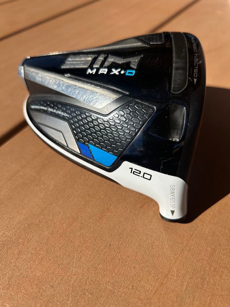中古TaylorMade MAX-D ドライバー 12.0 ヘッドのみ