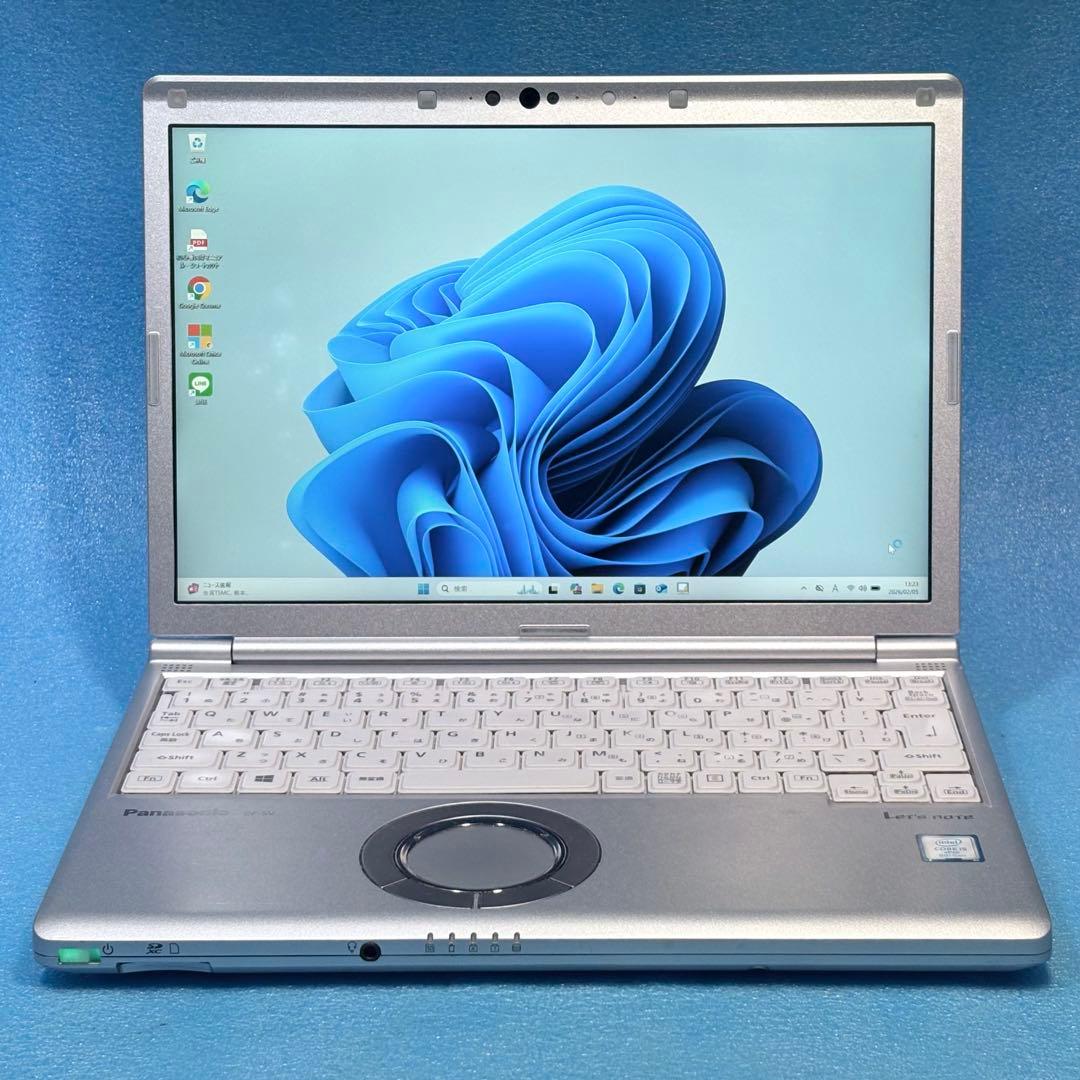 【軽量907g✨バッテリー良好】ノートパソコン レッツノート、初心者マニュアル付