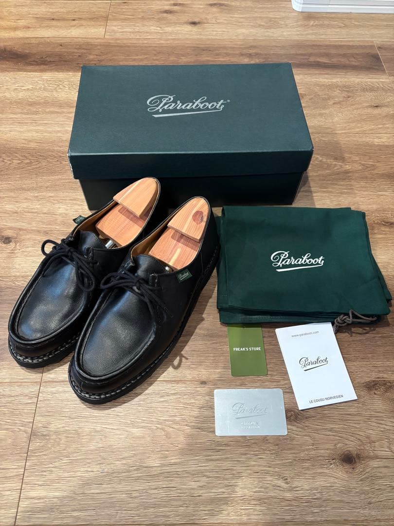 値下げParaboot MICHAEL パラブーツ ミカエル 42 8 ブラック