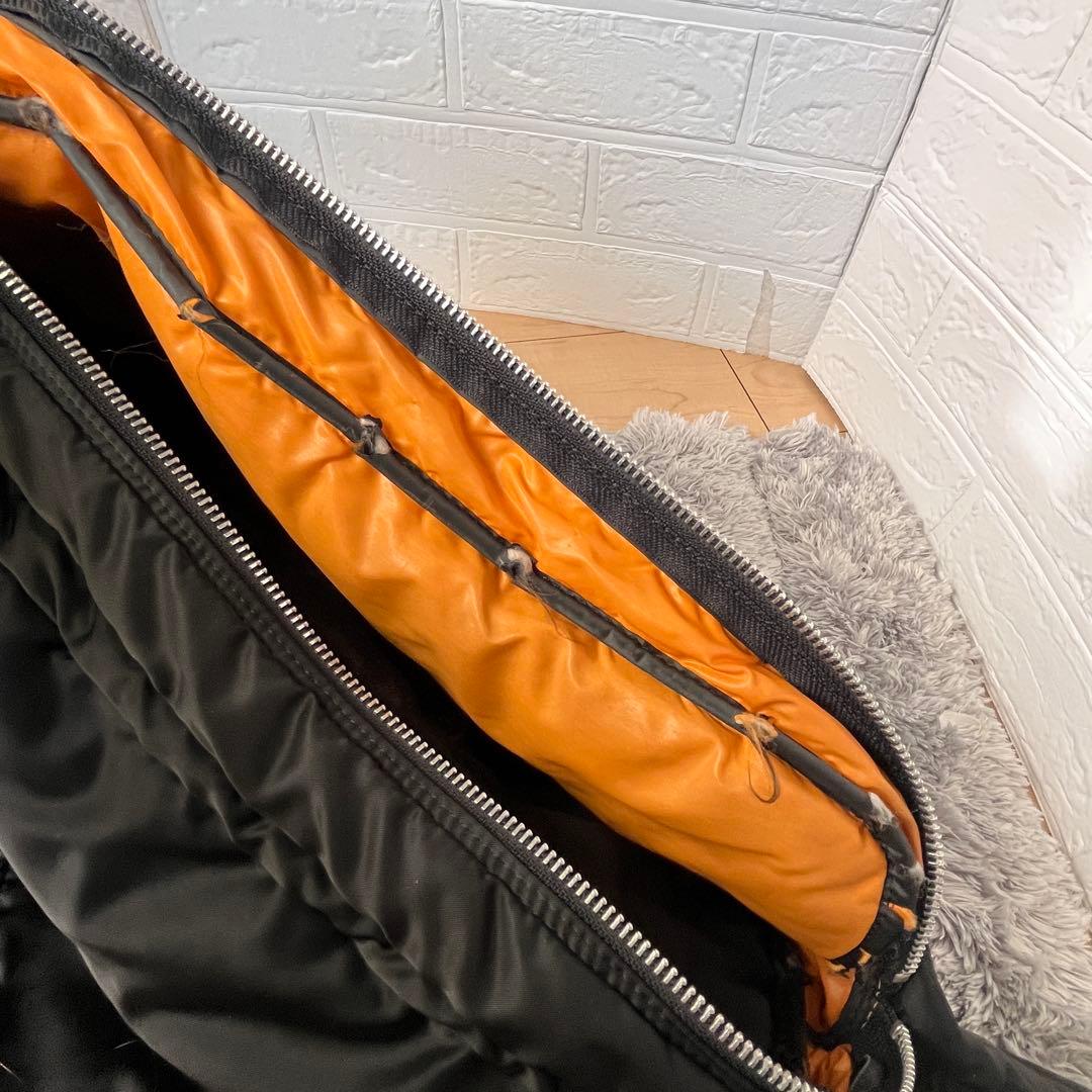 大容量　ポーター　タンカー　初期型　かぶせタイプ　ショルダーバッグ　黒