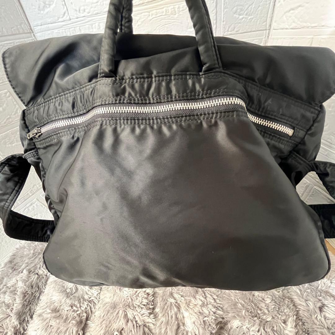 大容量　ポーター　タンカー　初期型　かぶせタイプ　ショルダーバッグ　黒