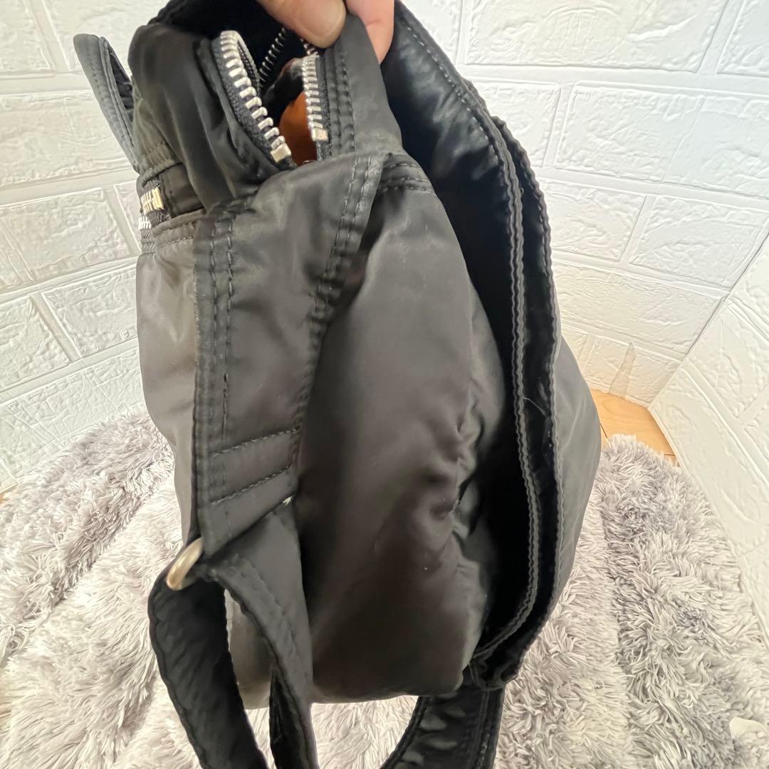 大容量　ポーター　タンカー　初期型　かぶせタイプ　ショルダーバッグ　黒