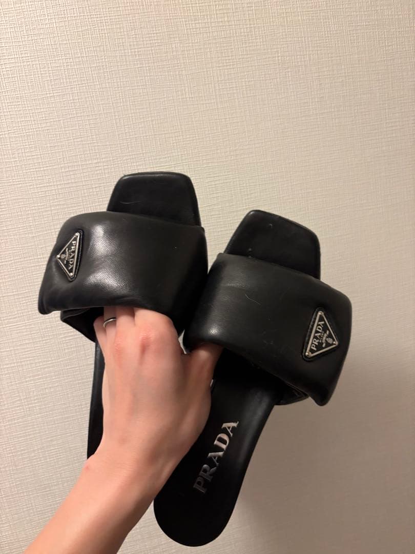 PRADA サンダル　6.5cmヒール
