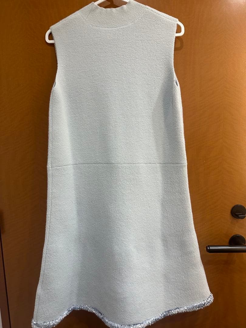 一点限り！早い者勝ち⭐︎セルフォード トリムミニニットワンピースセット 36