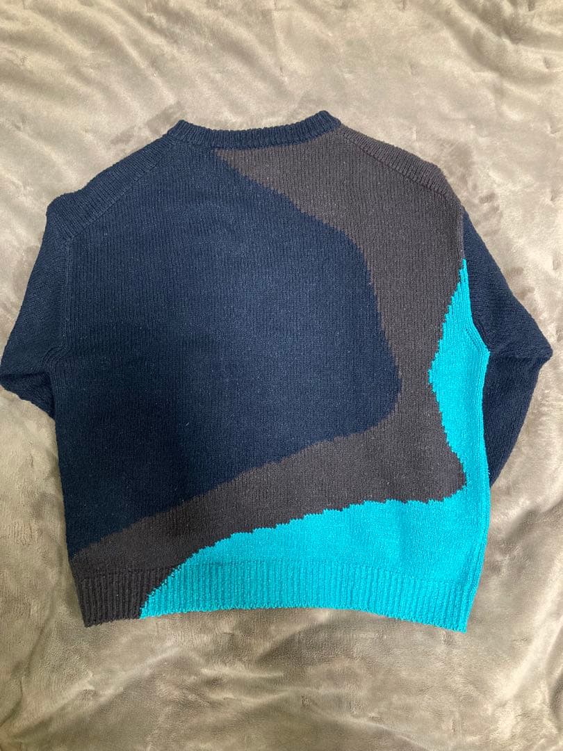 YOKE ヨーク INTARSIA COTTON SWEATER