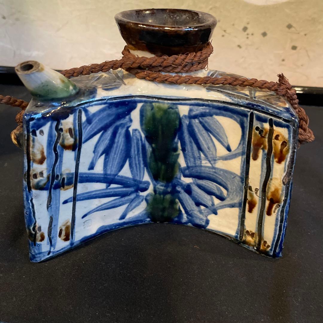 壺屋焼【4点セット】新垣勲作　【45センチ】花瓶・小花瓶　新垣窯　花瓶・抱瓶