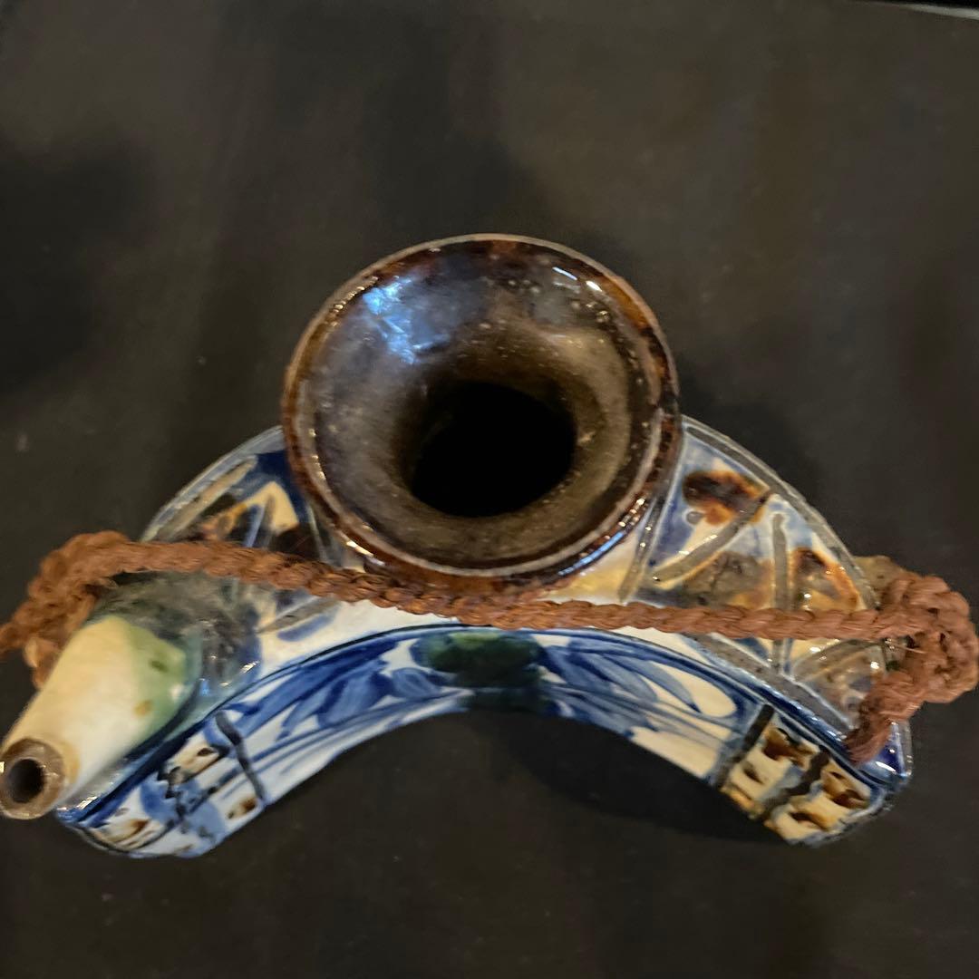 壺屋焼【4点セット】新垣勲作　【45センチ】花瓶・小花瓶　新垣窯　花瓶・抱瓶