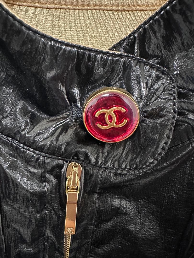 [中古] CHANEL シャネル ブラック 23C ブルゾン、ジャンバー