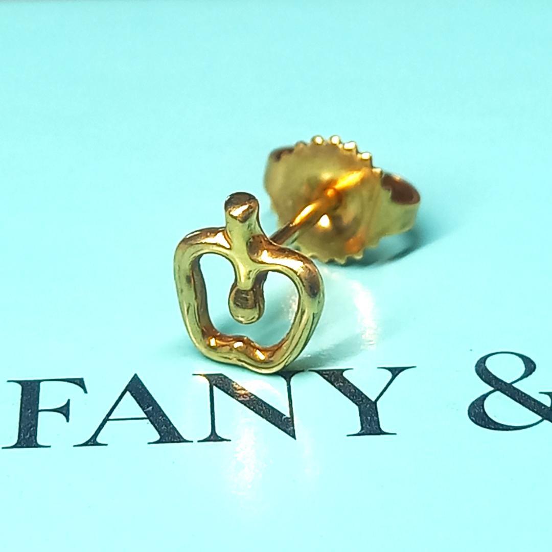 m様 アップル ピアス K18 リンゴ りんご 片方 片耳 750