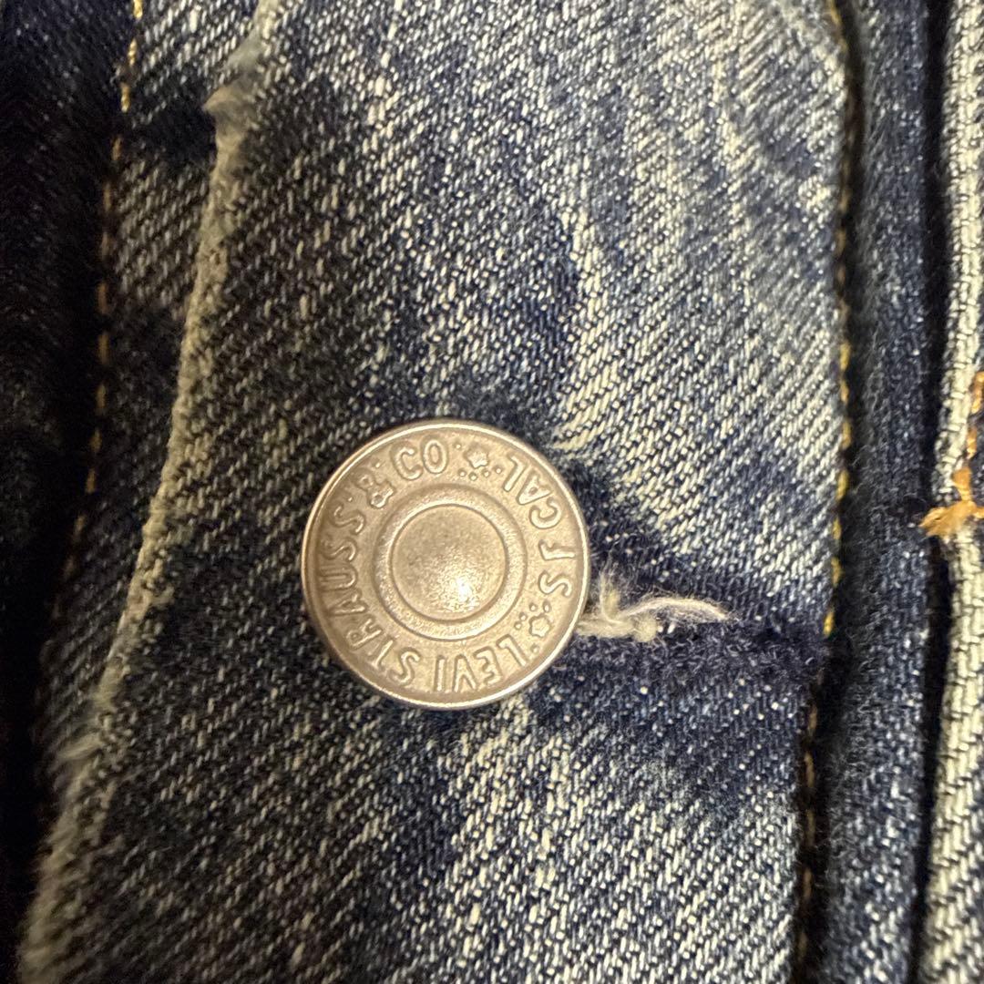 リーバイス セカンド デニムジャケット ビックE 赤耳 ダメージ加工