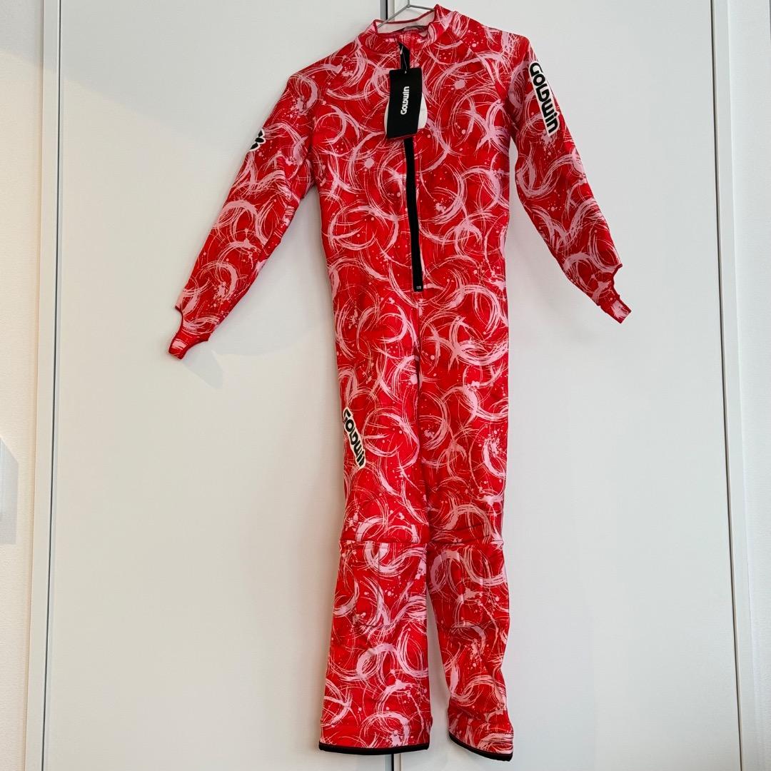 【新品未使用】ゴールドウィン スキー レーシングワンピース 赤 160