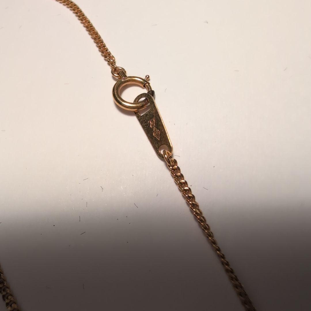 K18 キュービックジルコニア ネックレス