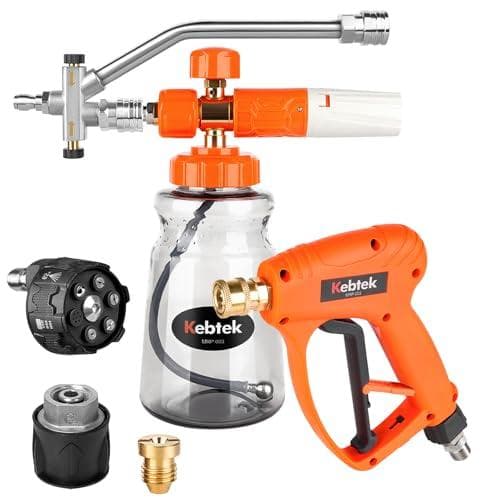 A【水洗車と泡洗車をワンタッチで切り替えるデュアルコネクター付き・ねじれ防止】K