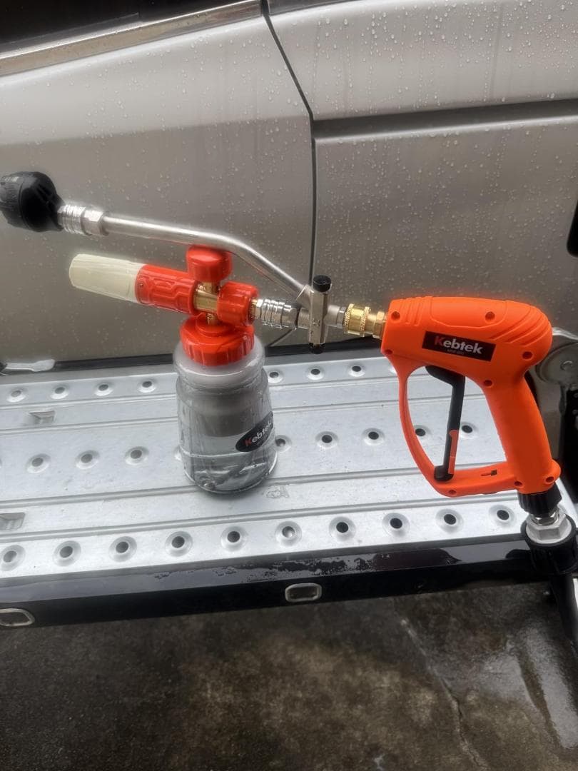 A【水洗車と泡洗車をワンタッチで切り替えるデュアルコネクター付き・ねじれ防止】K