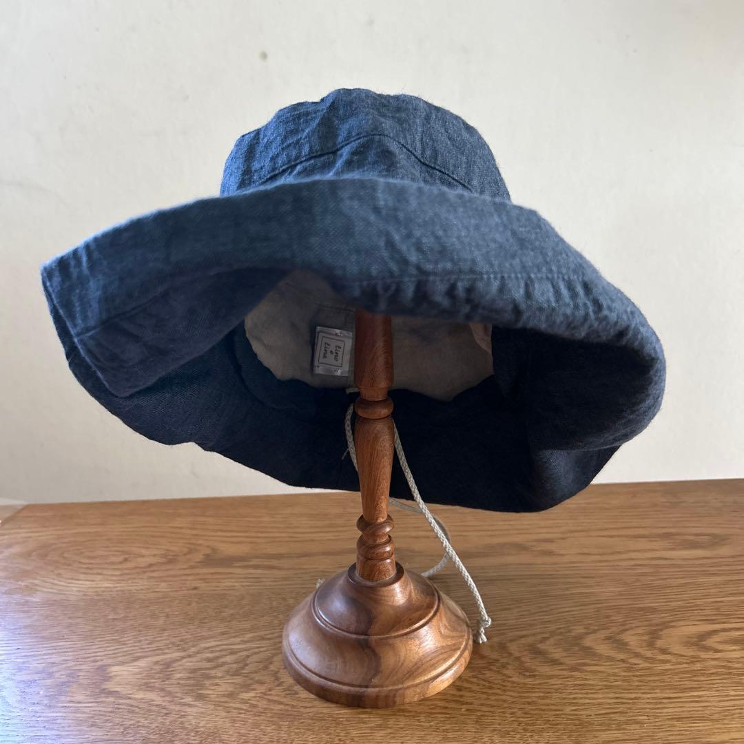 Lino e Lina リーノエリーナマノンハット　ネイビー