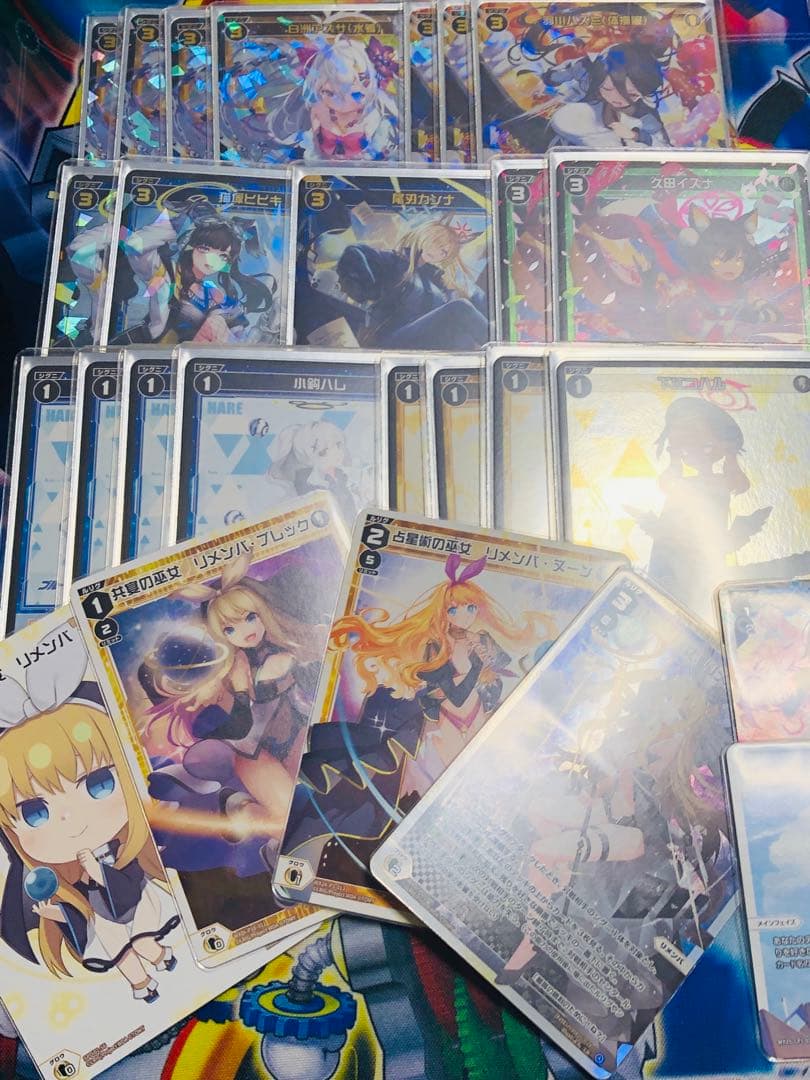 ウィクロス ブルアカ リメンバ 優勝デッキレシピ構築済みデッキ 1部欠有