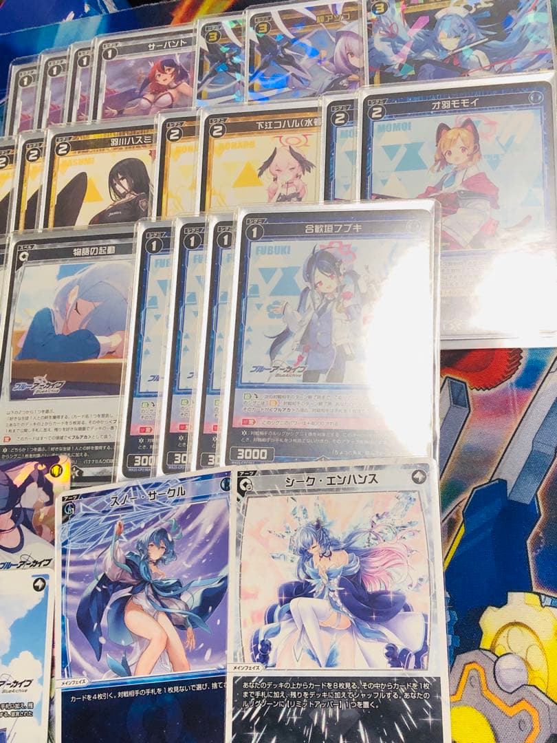 ウィクロス ブルアカ リメンバ 優勝デッキレシピ構築済みデッキ 1部欠有