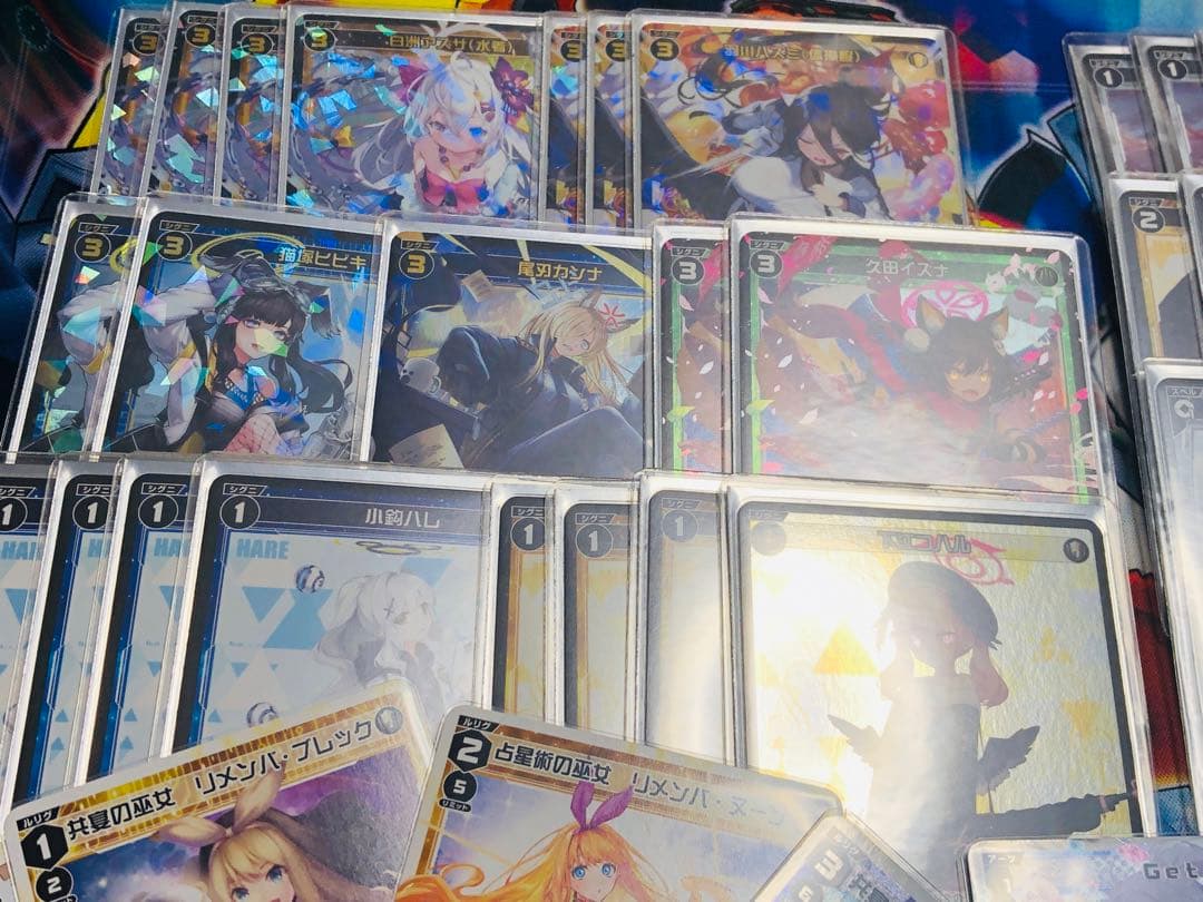 ウィクロス ブルアカ リメンバ 優勝デッキレシピ構築済みデッキ 1部欠有