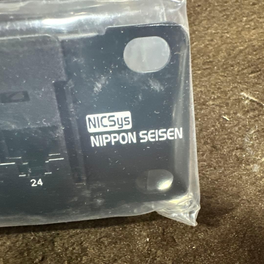 日本製線　パッチパネル　1U24ポート　NSJJC6PPH24BK 5個セット