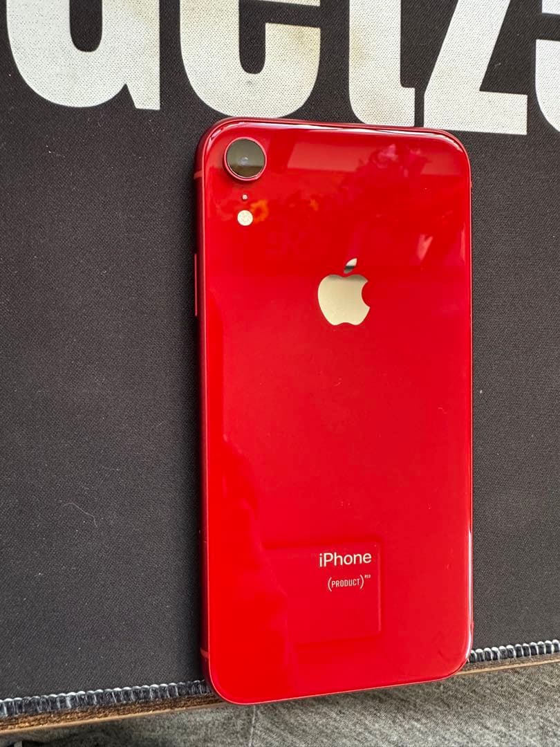 【美品】iPhone XR 128GB レッド SIMフリー バッテリー93%