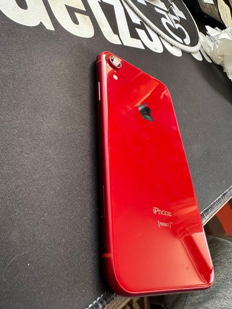【美品】iPhone XR 128GB レッド SIMフリー バッテリー93%