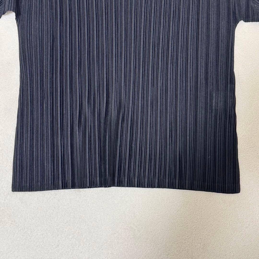 極美品✨PLEATS PLEASE プリーツ　長袖　ブラック　Lサイズ