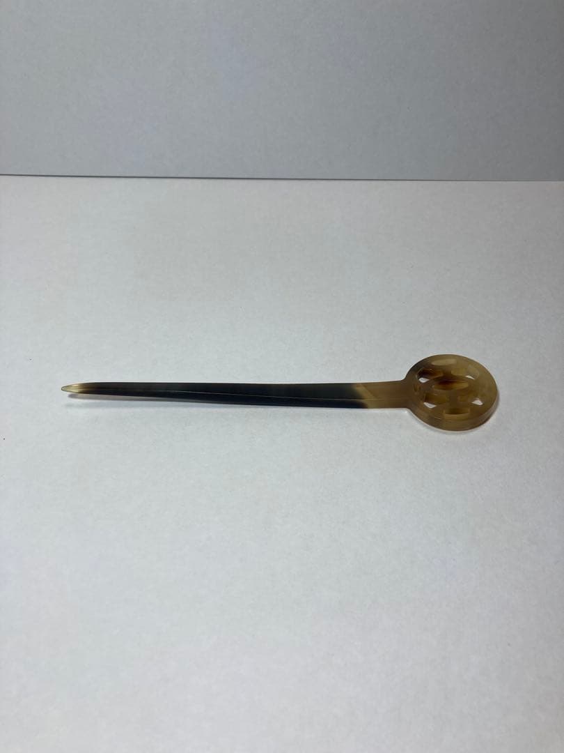 エルメス　バッファローホーン　かんざし