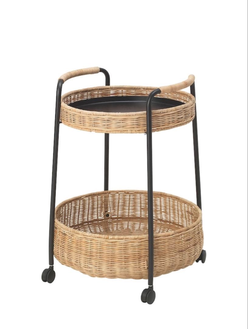 IKEAイケア　ルッバン　ワゴンテーブル　引き取りも可能