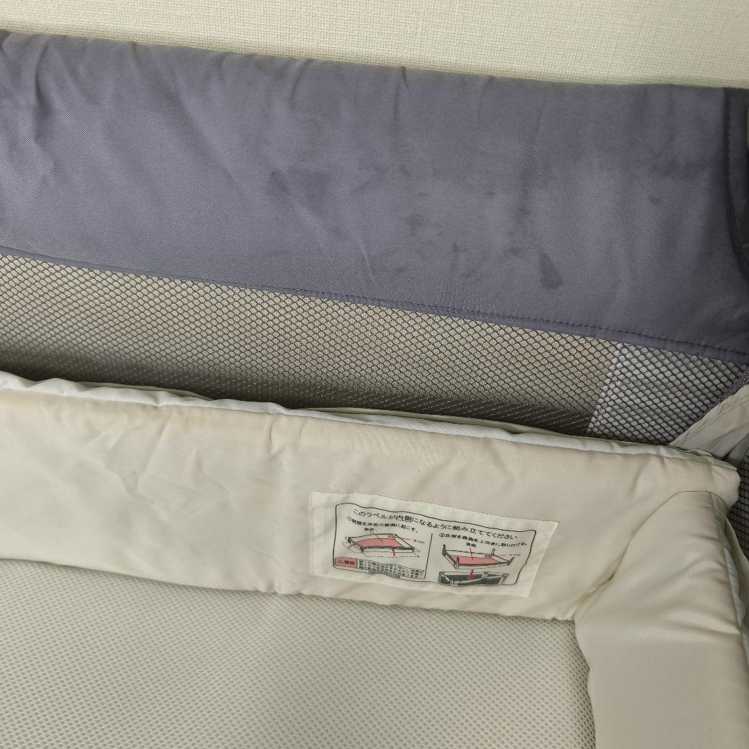 上位モデル Apricaベビーベッド ココネルエアー グレーベアー1