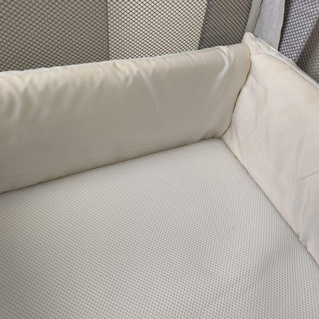 上位モデル Apricaベビーベッド ココネルエアー グレーベアー1