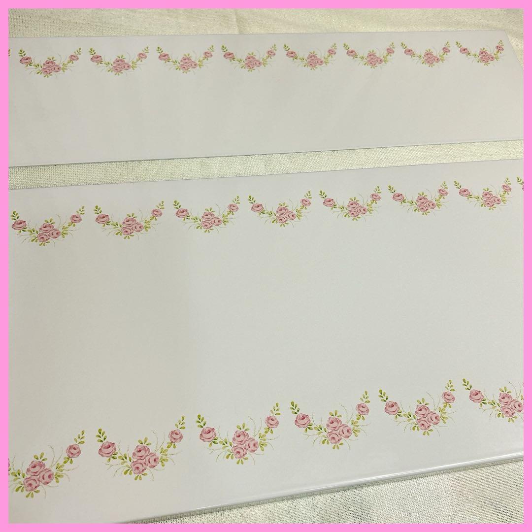 超レア❣️箱付 未使用イマン ピュアローズ コンロカバー imane薔薇雑貨マニー