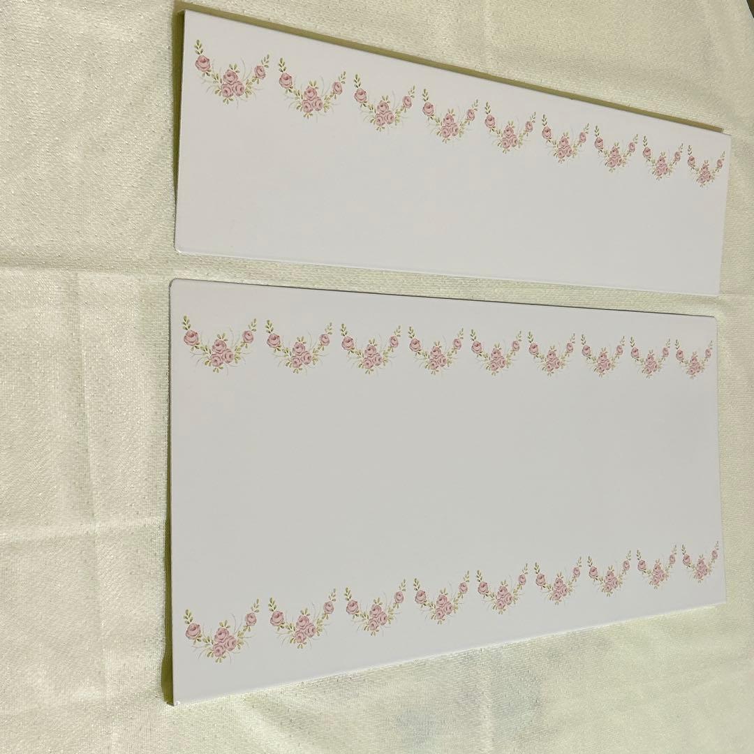 超レア❣️箱付 未使用イマン ピュアローズ コンロカバー imane薔薇雑貨マニー