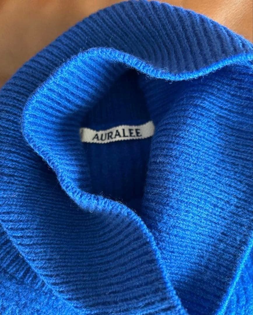 AURALEE ミルド フレンチ メリノリブタートルネックニット　オーラリー　4
