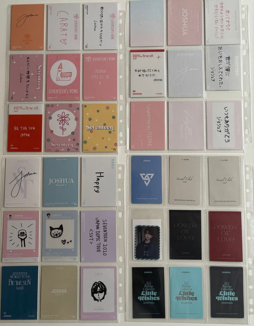 SEVENTEEN JHOSHUA ジョシュア　トレカ　カード　他　大量　引退品