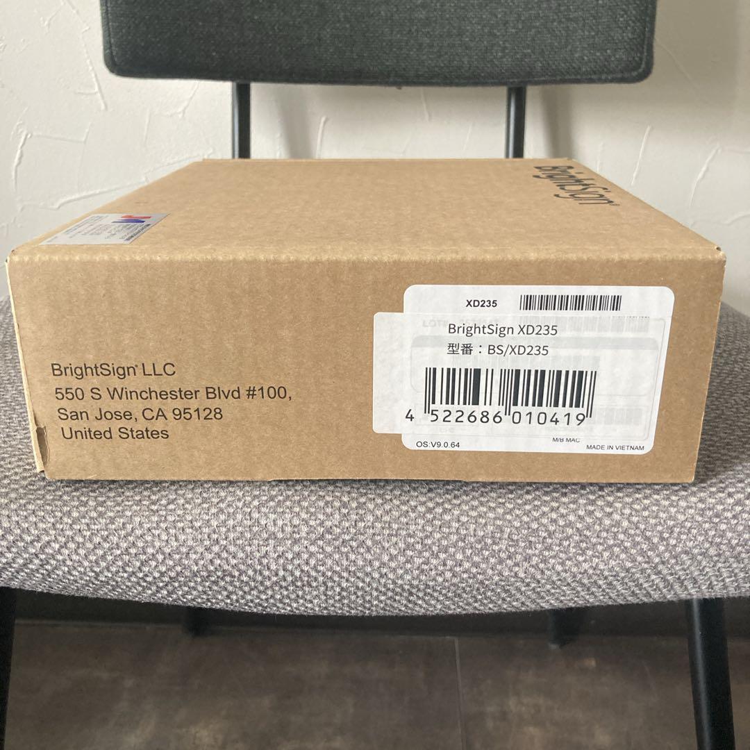 未開封未使用　 ブライトサイン　デジタルサイネージプレーヤー 　XD235