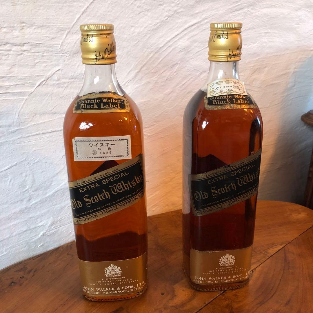 Johnnie Walker Whisky ブラック2本セット　K157158