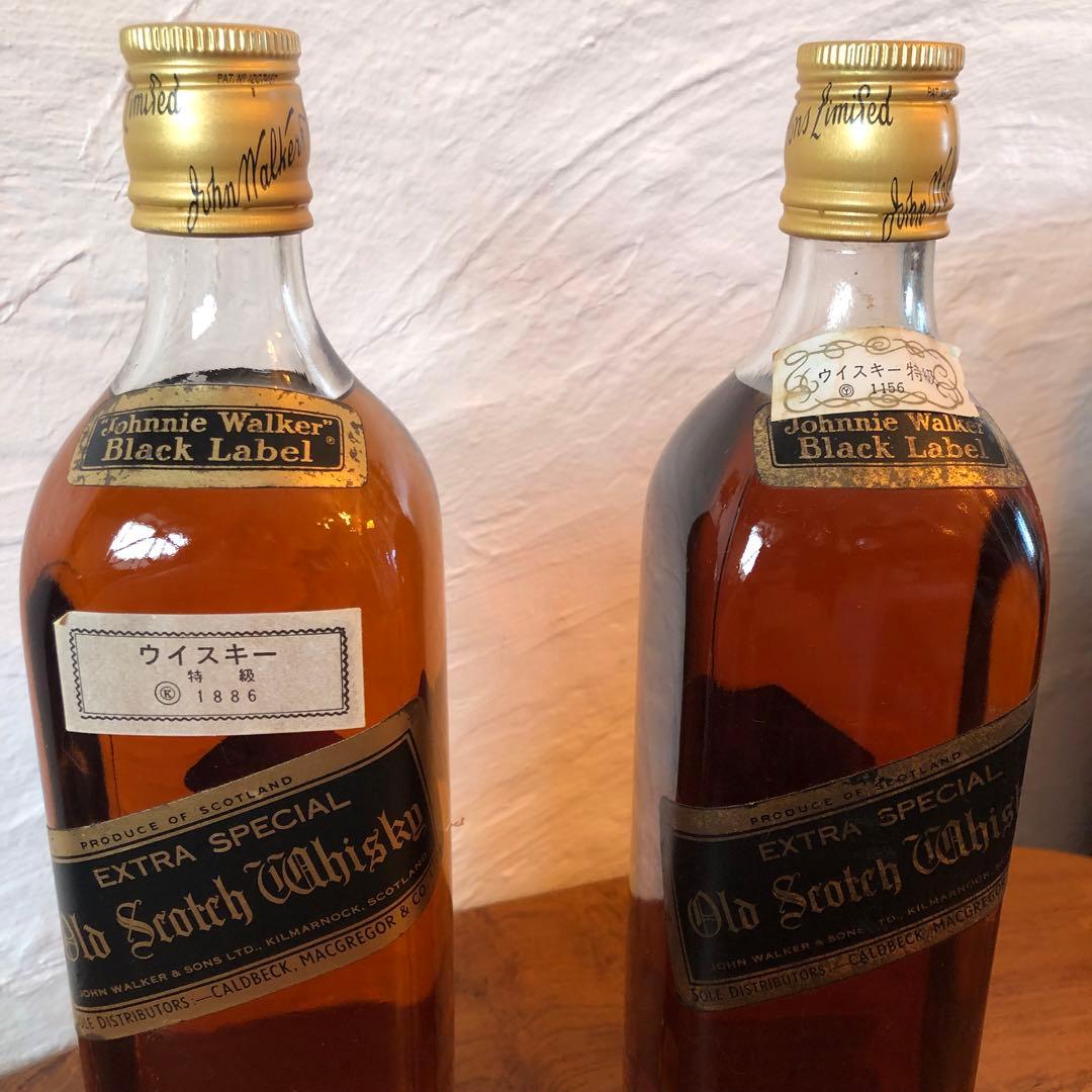 Johnnie Walker Whisky ブラック2本セット　K157158