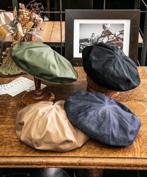 セール☆　美品　mr.fatman　ミスターファットマン デニム　ベレー帽　帽子