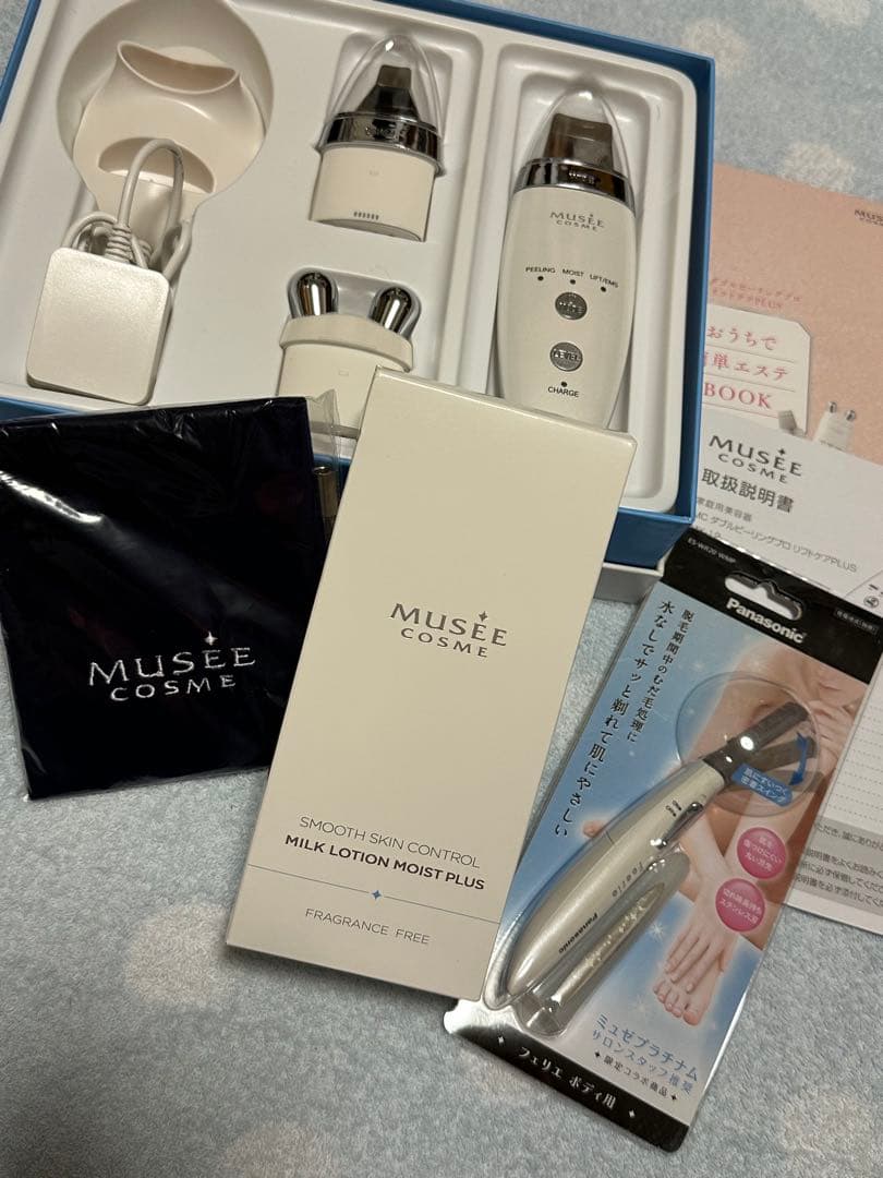 ミュゼ　美容器　ピーリング　リフトアップ　シェーバー　ミルクローション　まとめ