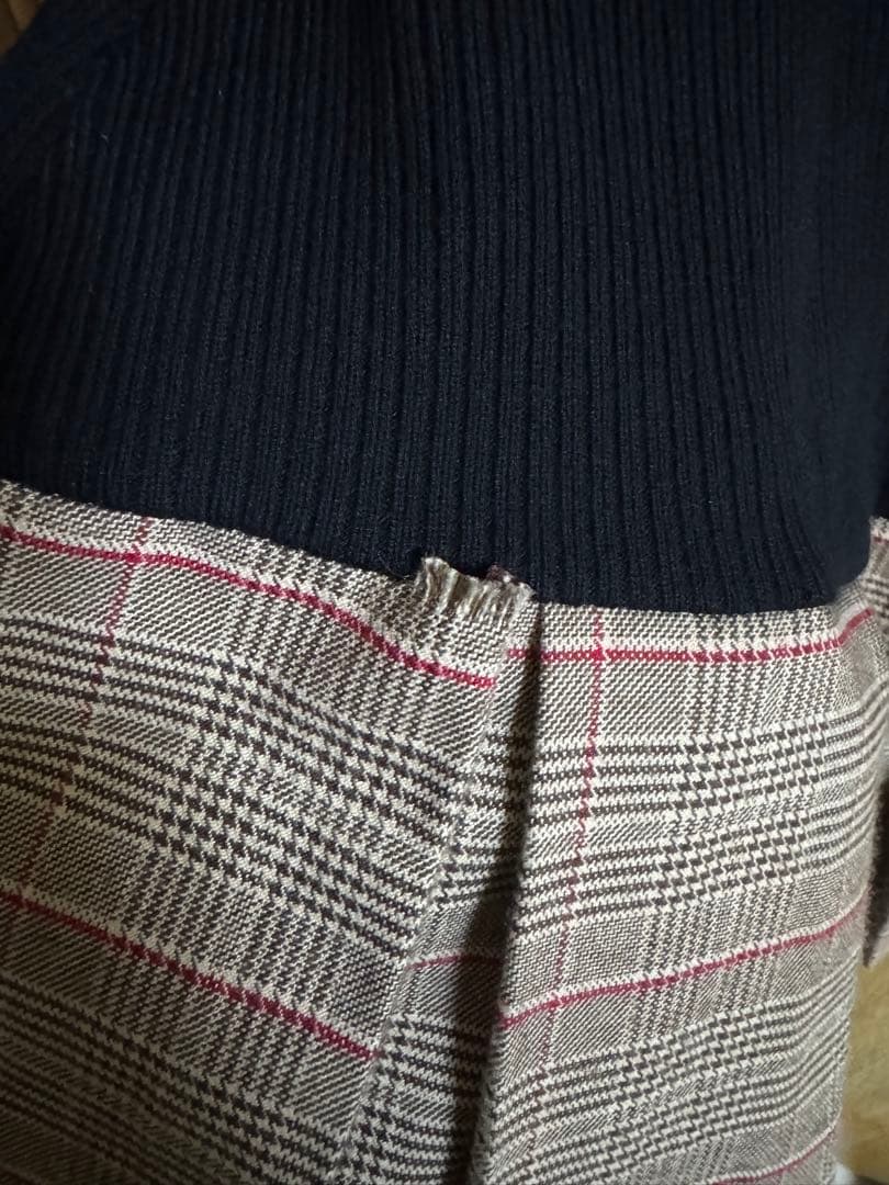 Darich ポイントチェックミニワンピース FREE BLK ブラック 黒