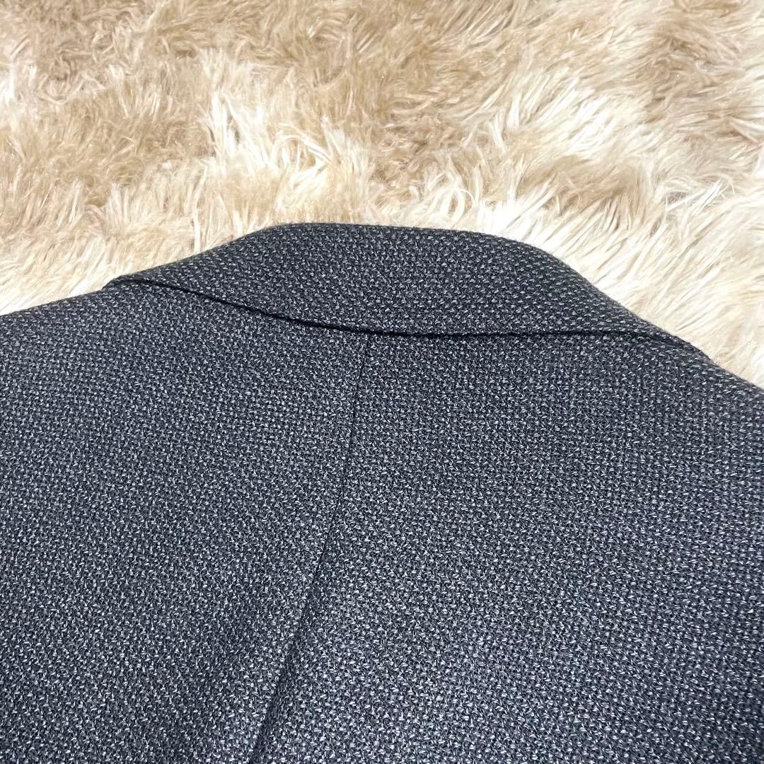 極美品 タリアトーレ ジャケット ブラック ホップサック メンズ XL LL